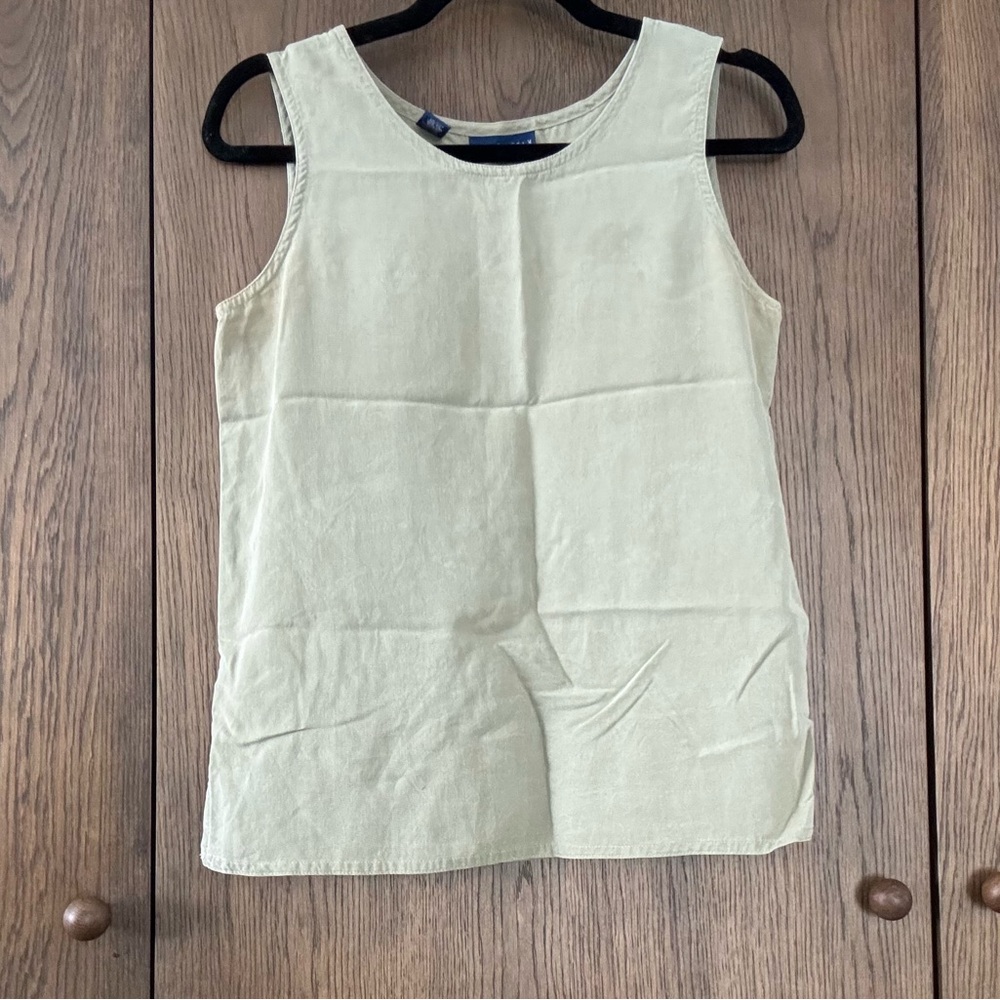 Sleeveless Sage Green Top